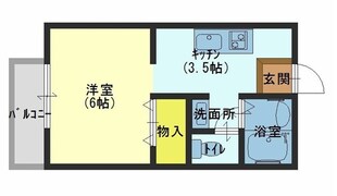 Ｍメゾンの物件間取画像